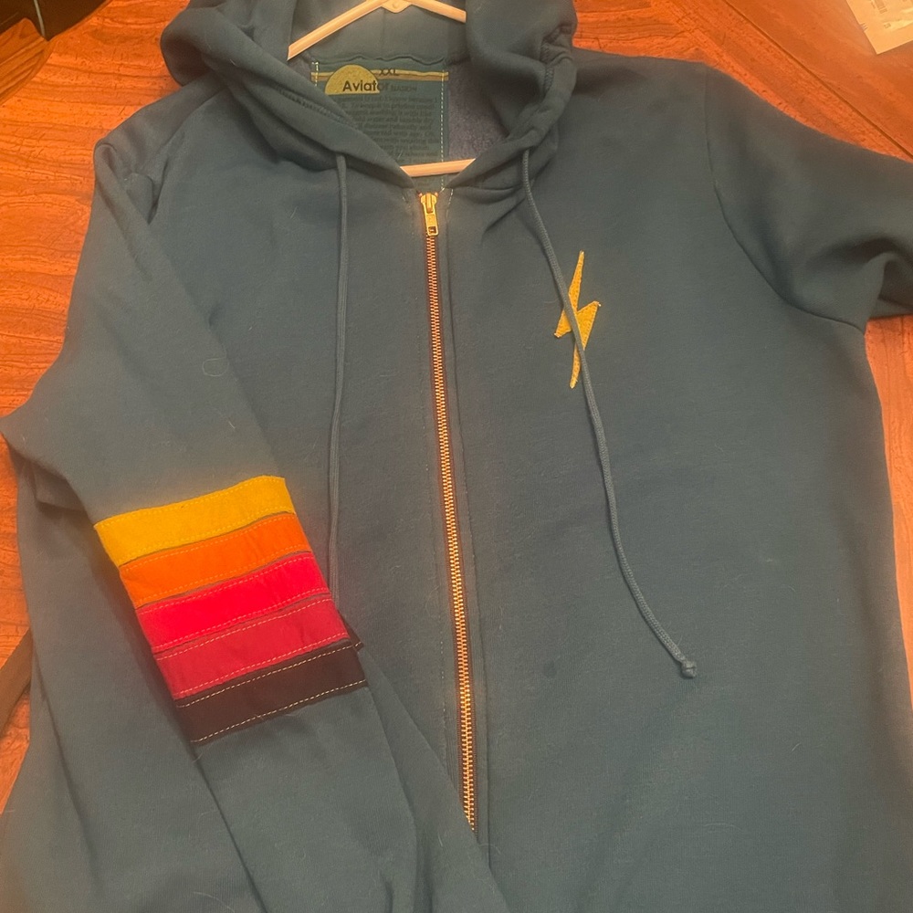 Aviator Nation XXL Zip Hoodie